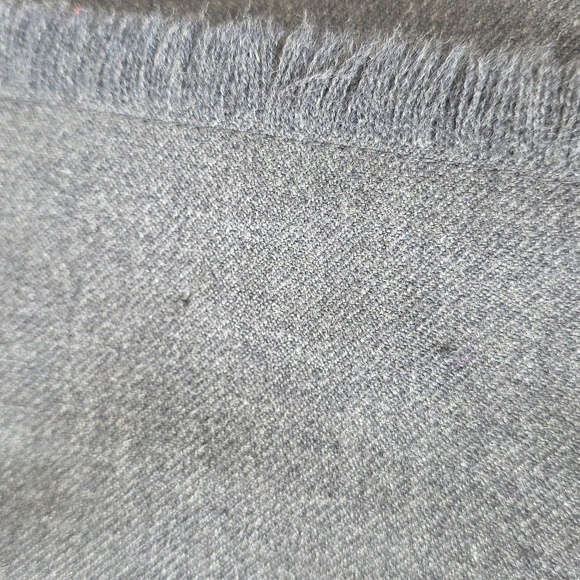 Charcoal Wool Vintage Wrap Pleated A-Line Skirt Size 10 - Picture 13 of 13